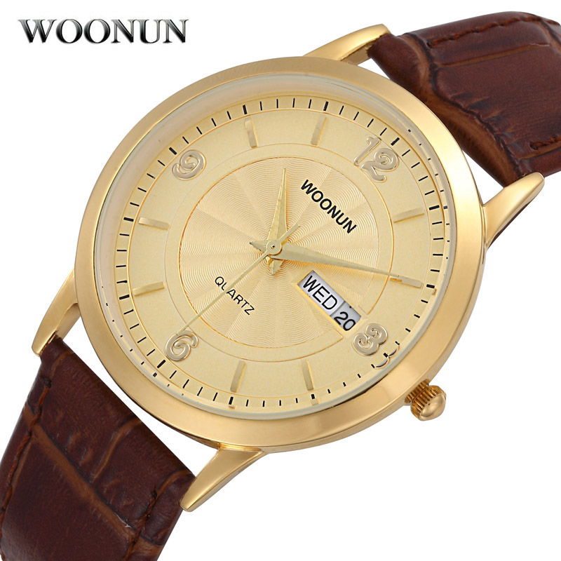 Luxury Watch Maker - 2020 WOONUN Top Brand Luxury Gold