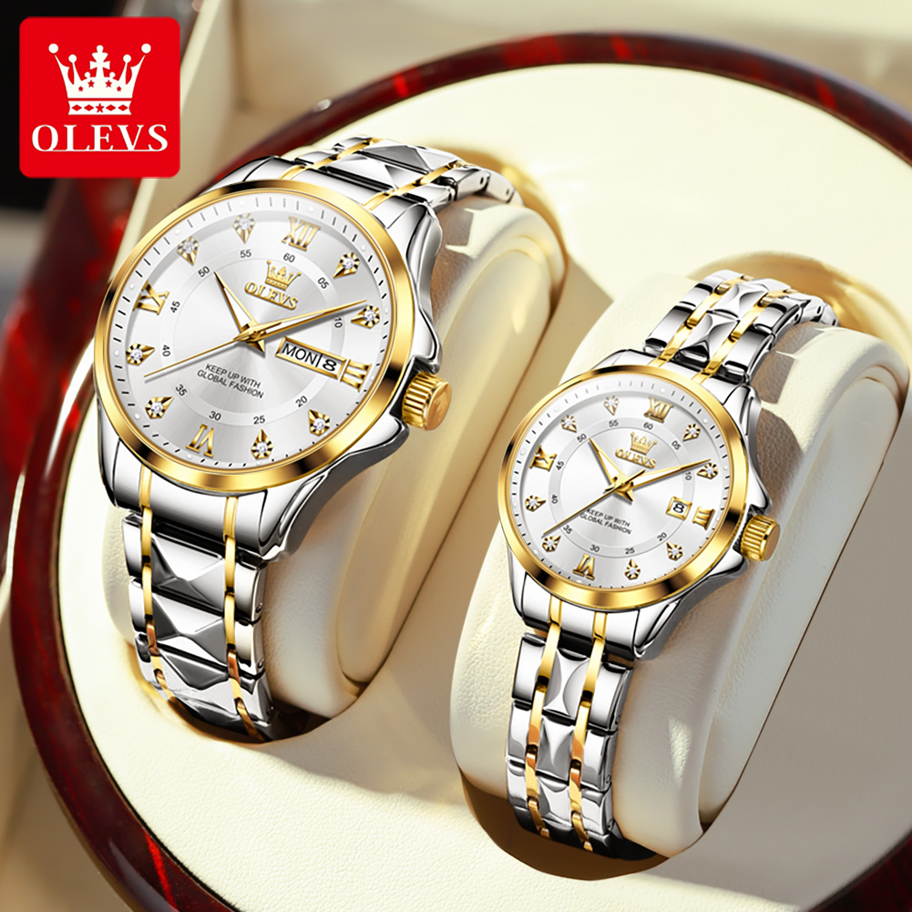 Luxury Watch Life - OLEVS 2906 Couple Watch Original Roman