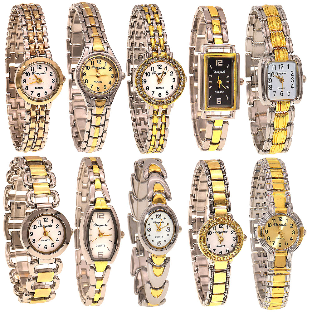 Ladies Luxury Watch - 10pcs/Lot, Mixed Bulk Elegant Women's Watches