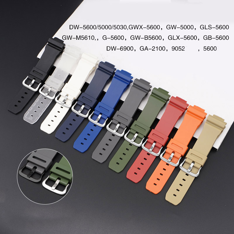 Casio Watch G-Shock Dw-5600 - Rubber Strap for Casio G-SHOCK DW-5600