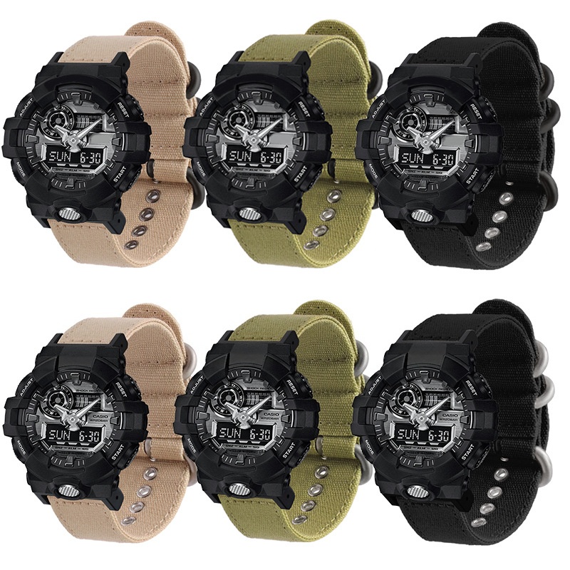 16mmCotton Canvas Nylon Replac - Casio Watch G-Shock Dw-5600 ulasan dan harga