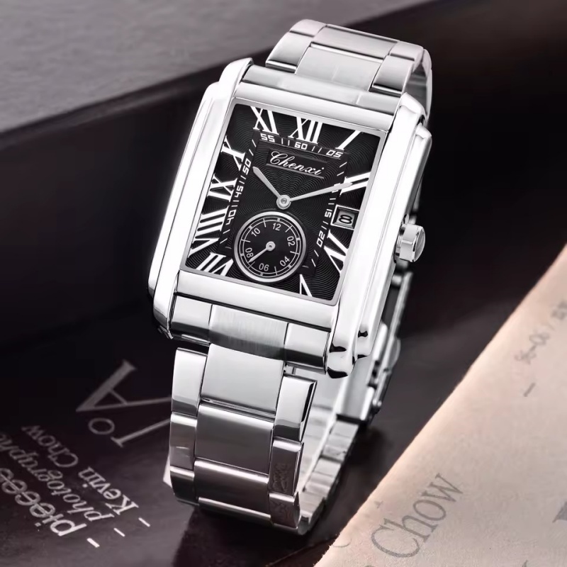 CHENXI 8216 Quartz Watches Fas - Cartier Watch Santos ulasan dan harga