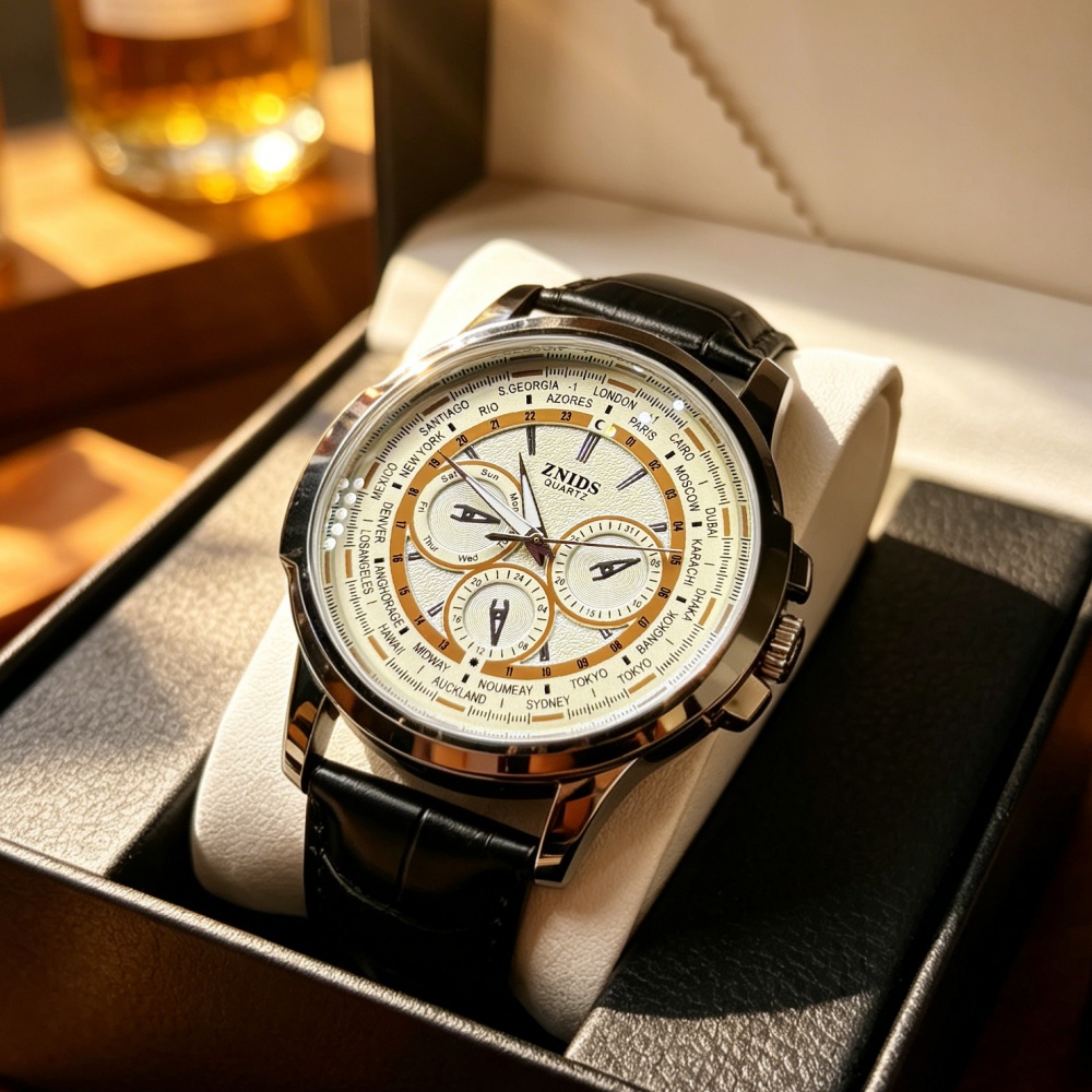 Trendy Men's Casual Quartz Wat - Luxury Watch Sale ulasan dan harga
