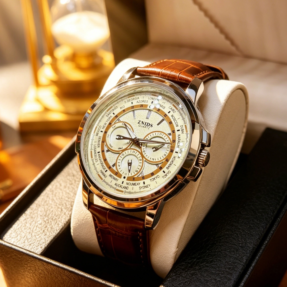 Trendy Men's Casual Quartz Wat - Luxury Watch Sale ulasan dan harga