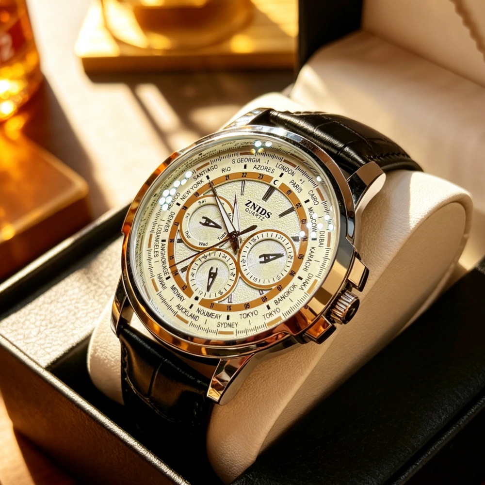 Trendy Men's Casual Quartz Wat - Luxury Watch Sale ulasan dan harga