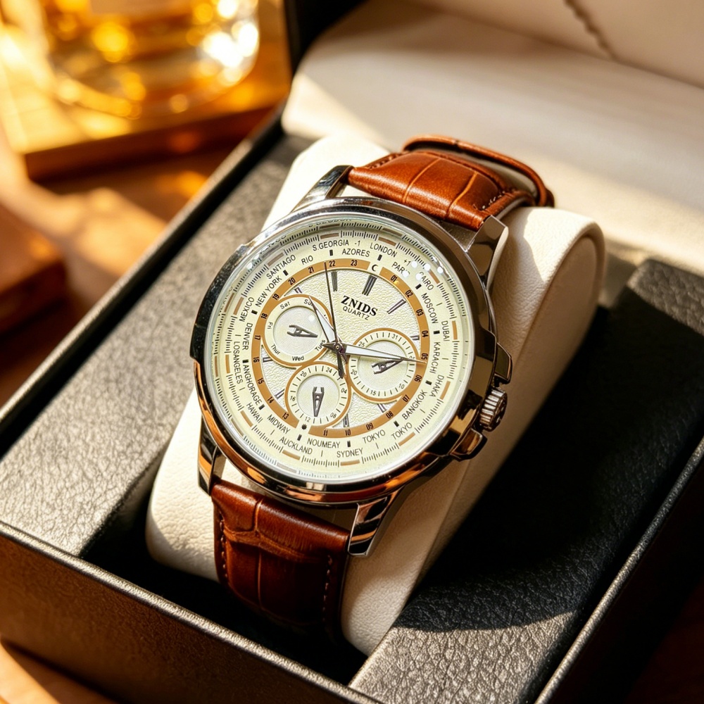 Trendy Men's Casual Quartz Wat - Luxury Watch Sale ulasan dan harga