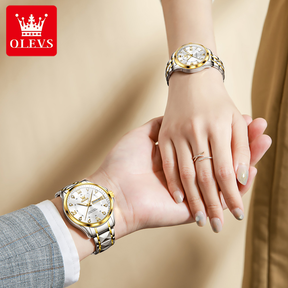 OLEVS 2906 Couple Watch Origin - Luxury Watch Life ulasan dan harga