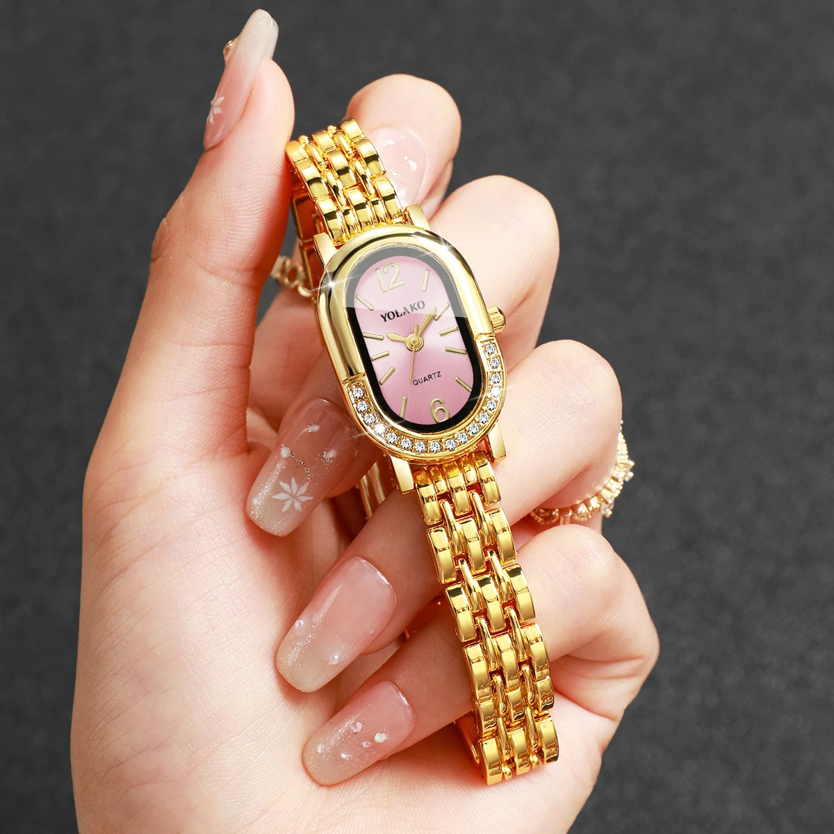 Luxury Rhinestone Women Quartz - Ladies Luxury Watch ulasan dan harga