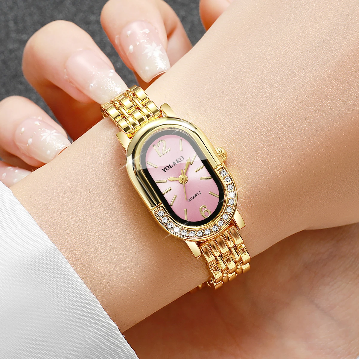 Luxury Rhinestone Women Quartz - Ladies Luxury Watch ulasan dan harga