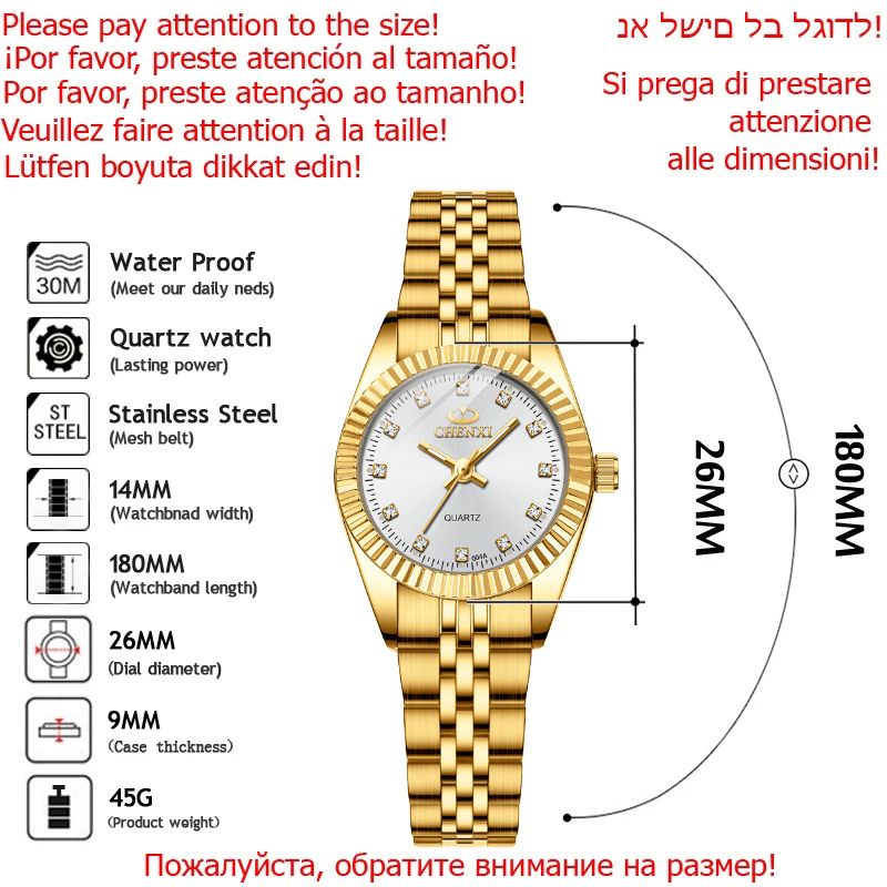 CHENXI Hot Sale Luxury Women's - Luxury Watch Sale ulasan dan harga