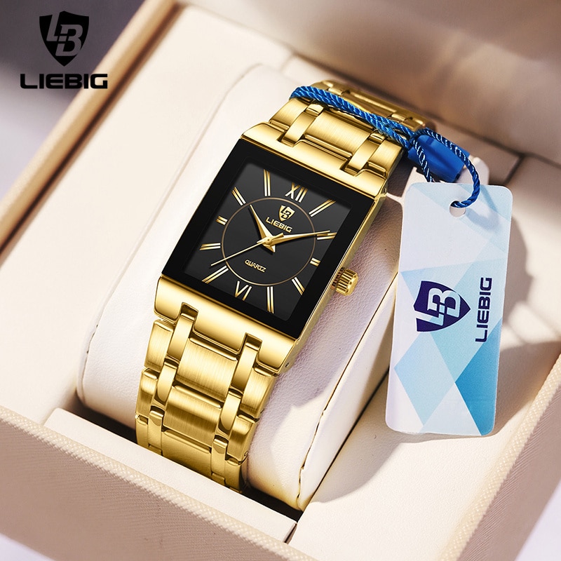 LiEBIG Luxury Golden Quartz Wr - Luxury Watch Life ulasan dan harga