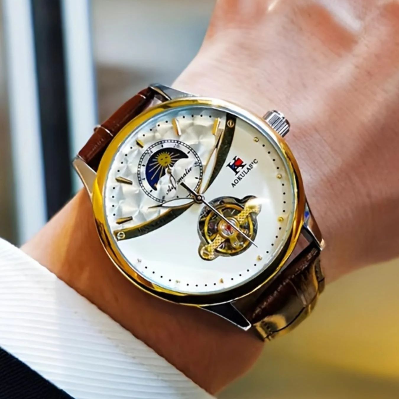 Luxurious Men's Automatic Mech - Luxury Watch It ulasan dan harga