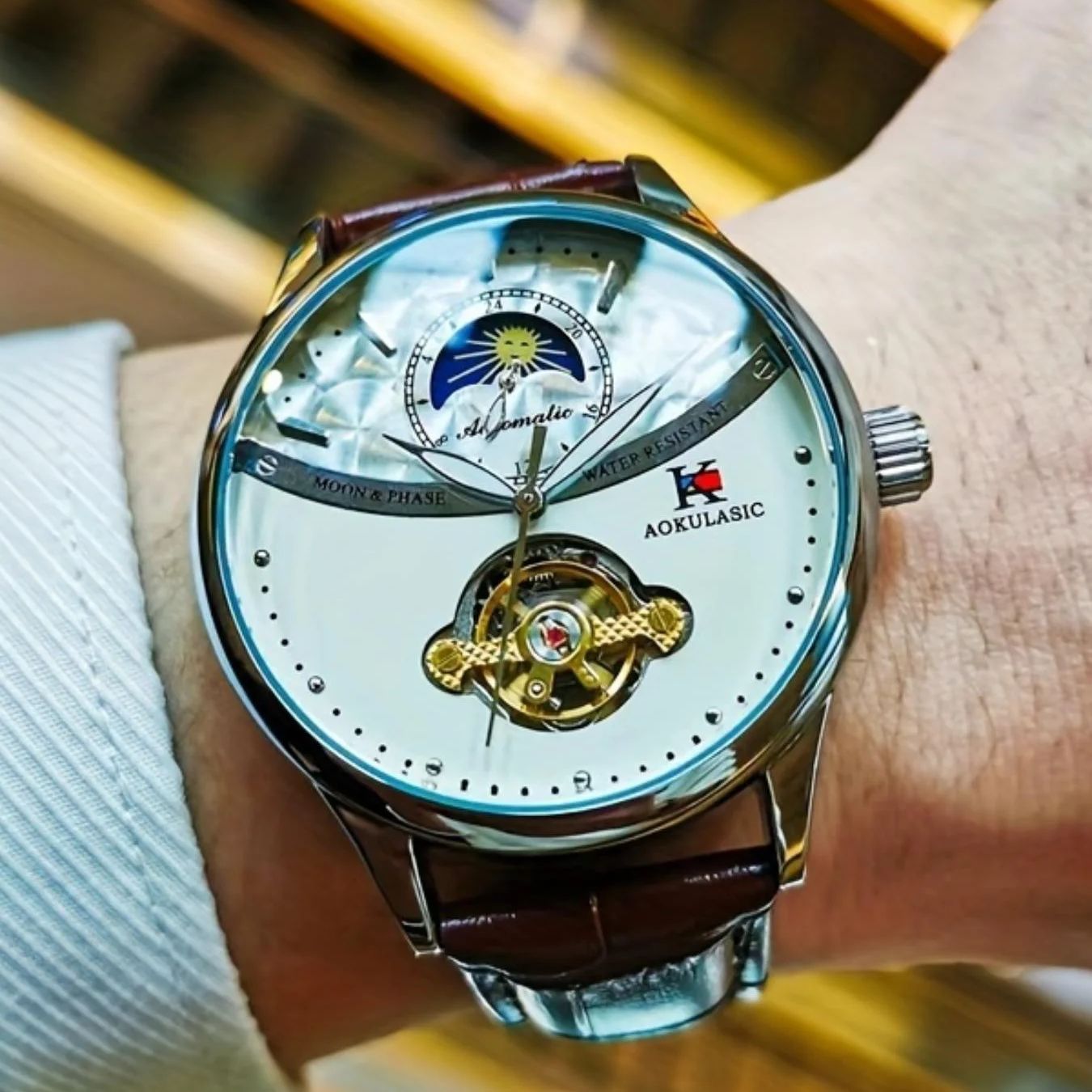 Luxurious Men's Automatic Mech - Luxury Watch It ulasan dan harga