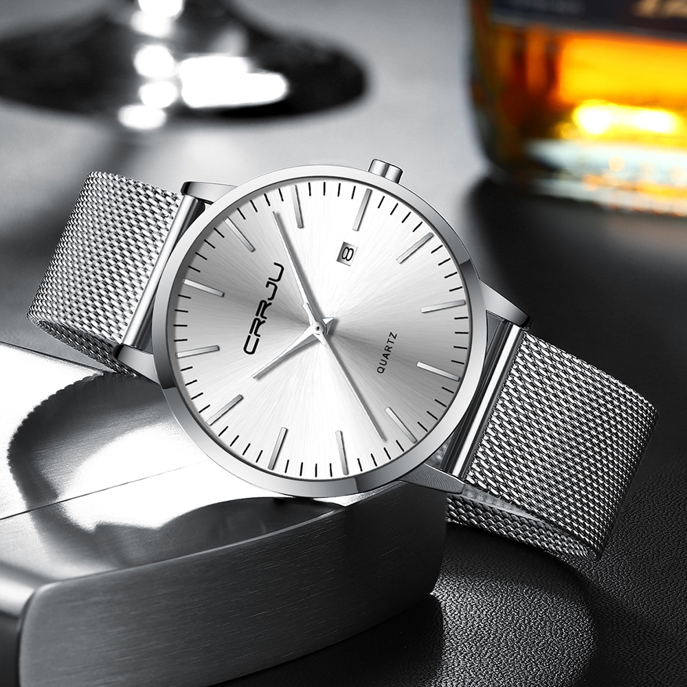 CRRJU New Fashion Mens Watches - Luxury Watch Maker ulasan dan harga