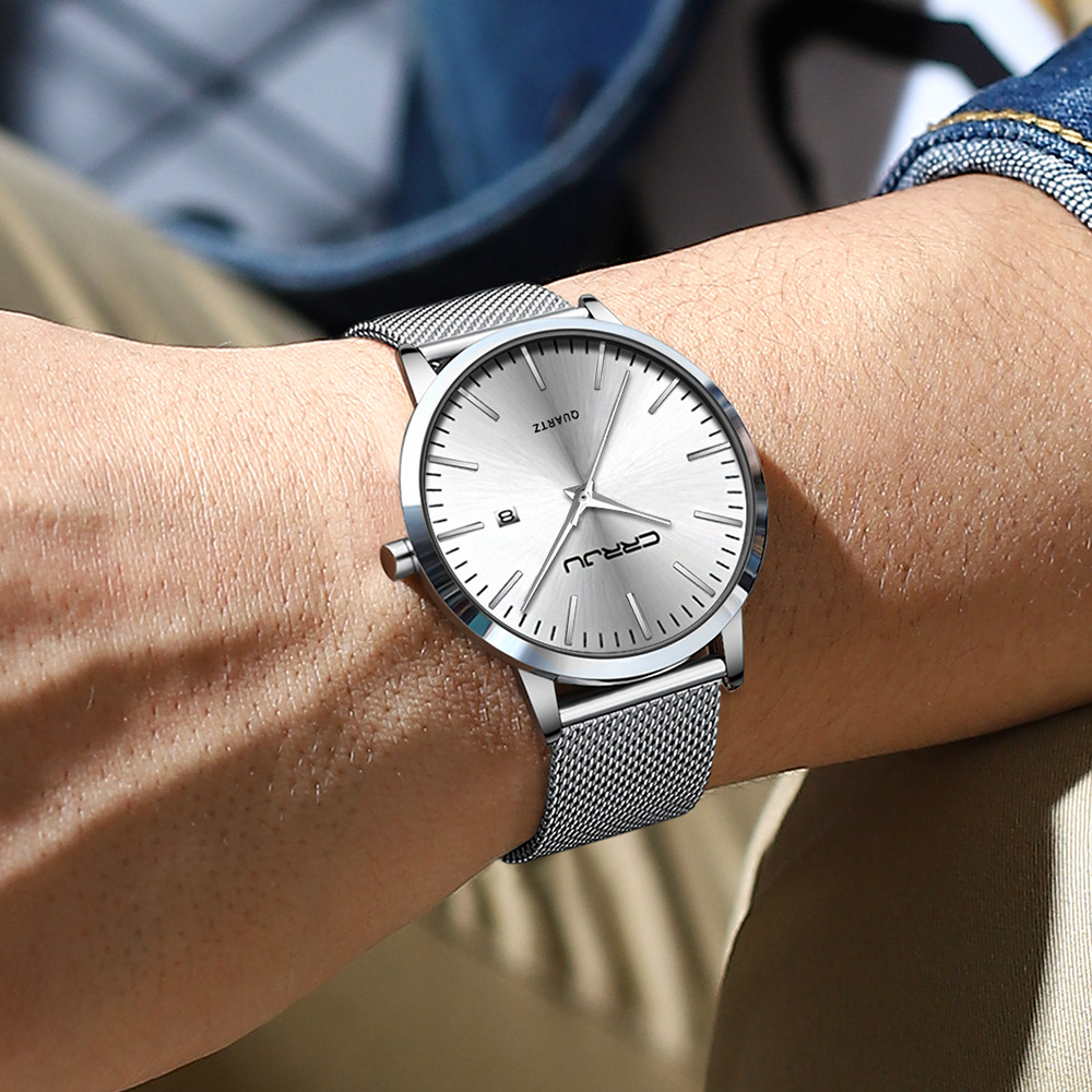 CRRJU New Fashion Mens Watches - Luxury Watch Maker ulasan dan harga