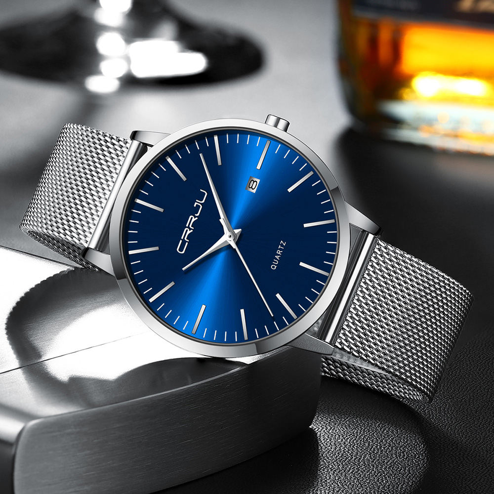 CRRJU New Fashion Mens Watches - Luxury Watch Maker ulasan dan harga