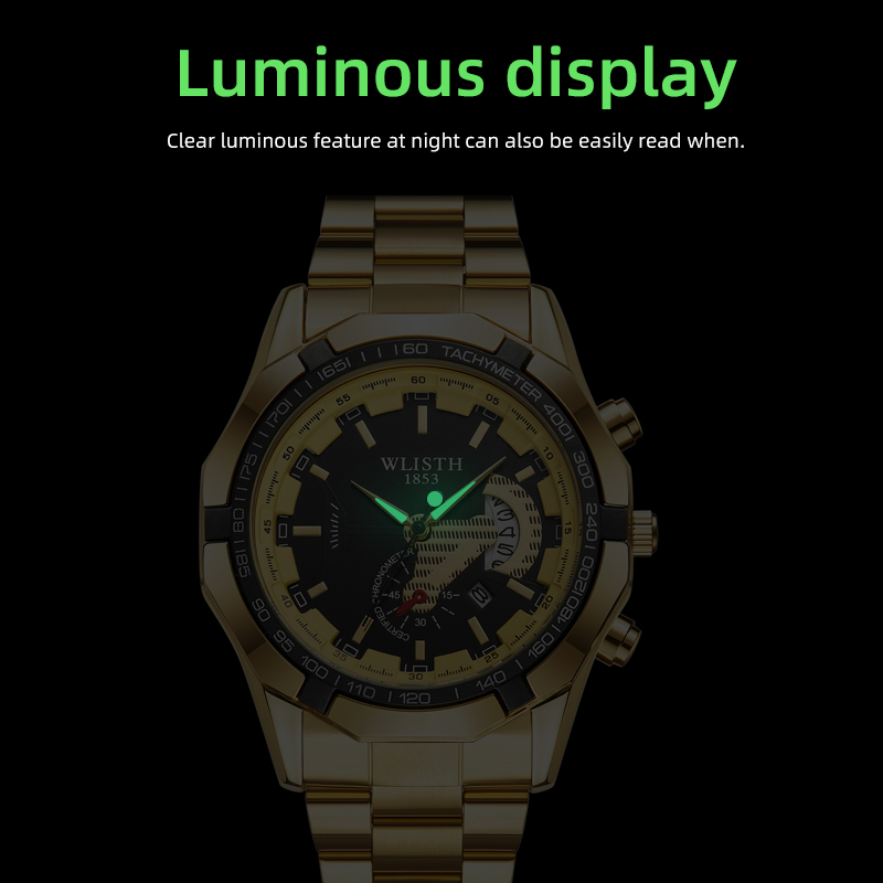 Luxury Brand Man Watch Waterpr - Luxury Watch Maker ulasan dan harga