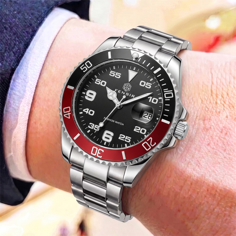 Classic men's quartz watch wit - Luxury Watch It ulasan dan harga