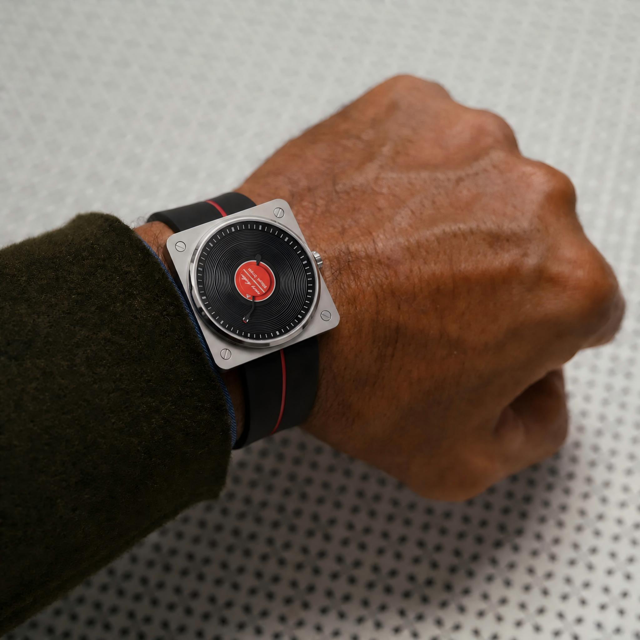 SKU Vinyl Record Quartz Men's  - Luxury Watch Maker ulasan dan harga