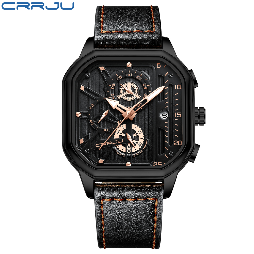 CRRJU Men Watch Top Brand Luxu - Luxury Watch Maker ulasan dan harga