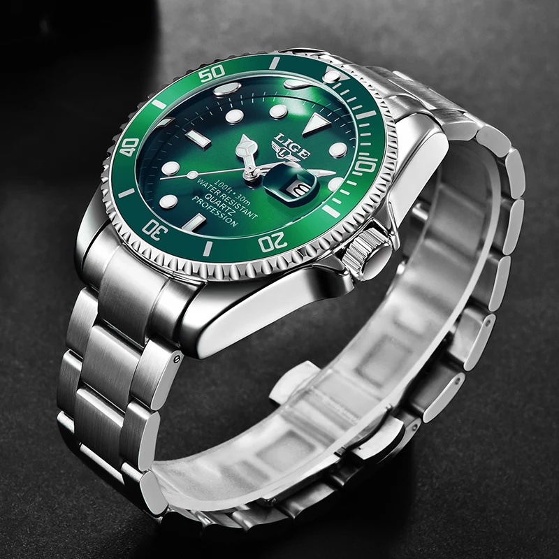 LIGE Top Brand Luxury Fashion  - Luxury Watch Maker ulasan dan harga