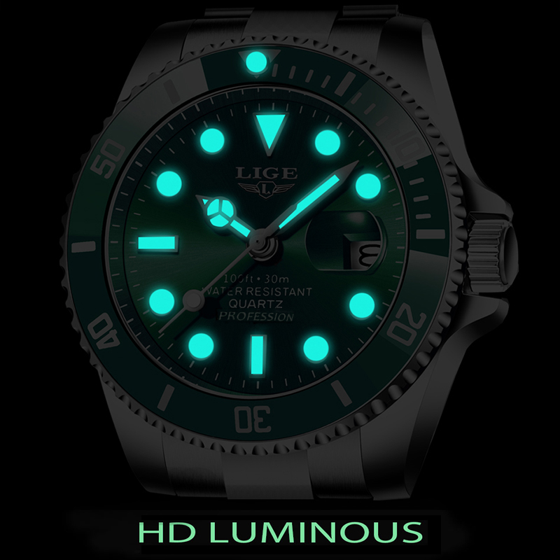 LIGE Top Brand Luxury Fashion  - Luxury Watch Maker ulasan dan harga