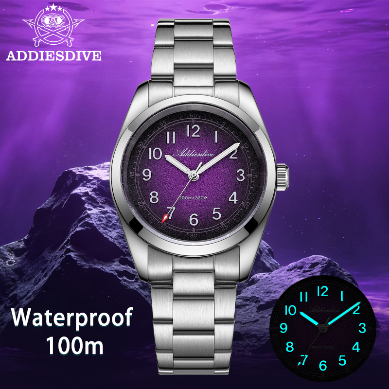 ADDIESDIVE New Men's Diver Qua - Luxury Watch It ulasan dan harga