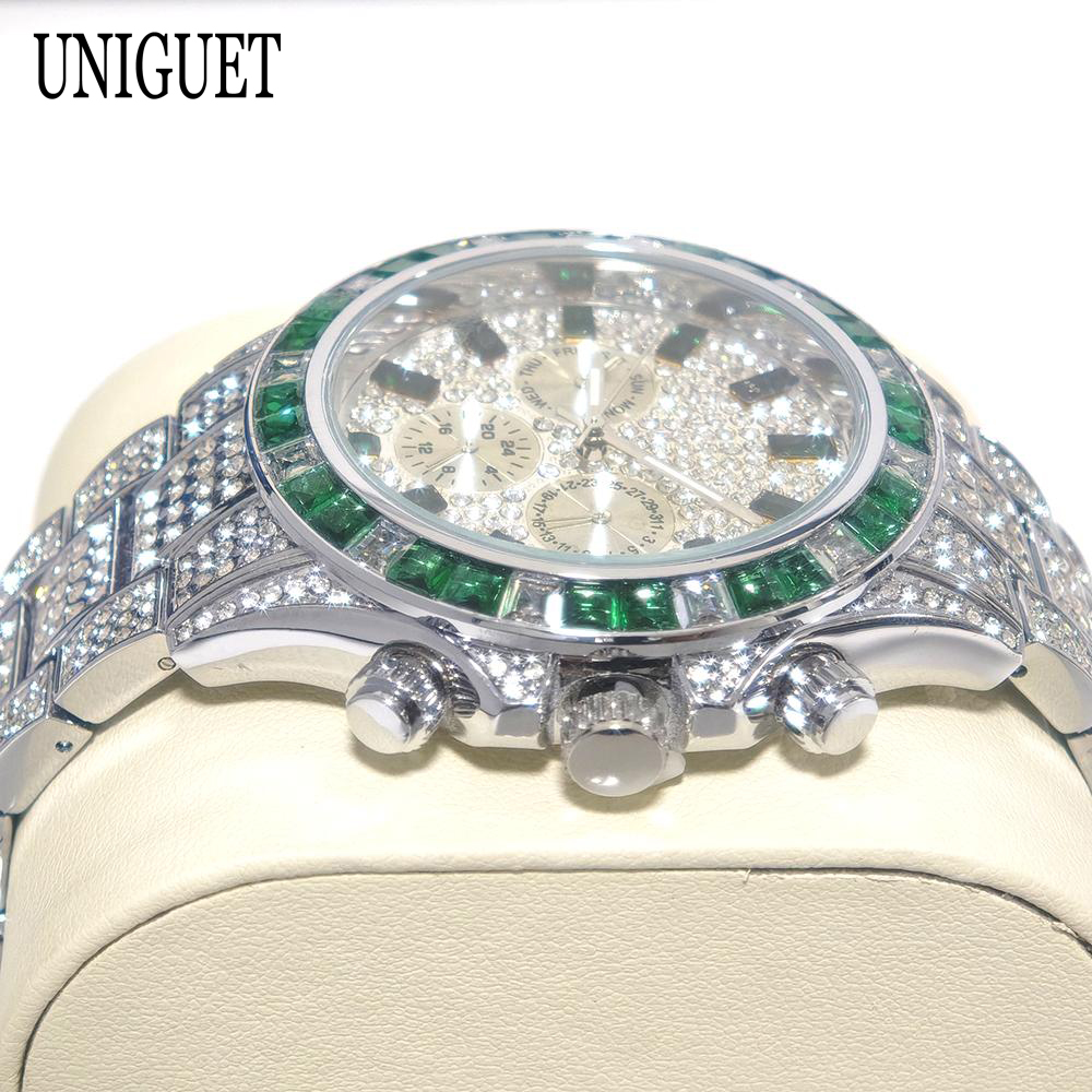 Hot Fashion Green Watches Men  - Luxury Watch Maker ulasan dan harga