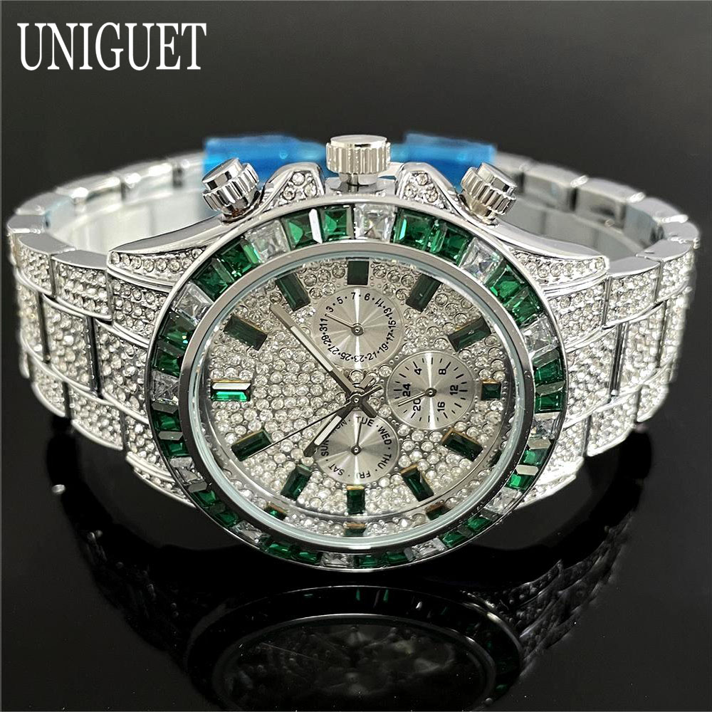 Hot Fashion Green Watches Men  - Luxury Watch Maker ulasan dan harga