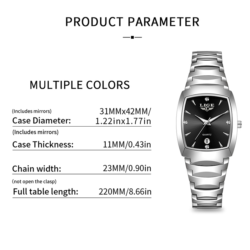 LIGE Watch women Business Luxu - Luxury Watches ulasan dan harga