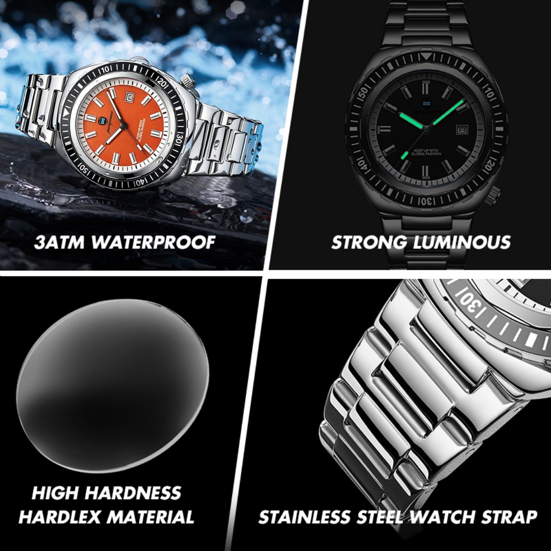 PAAZOMU Luxury Brand Men's Wat - Luxury Watch Nice ulasan dan harga