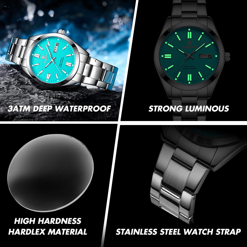 PAAZOMU Luxury Mens Watches Fa - Luxury Watch Nice ulasan dan harga