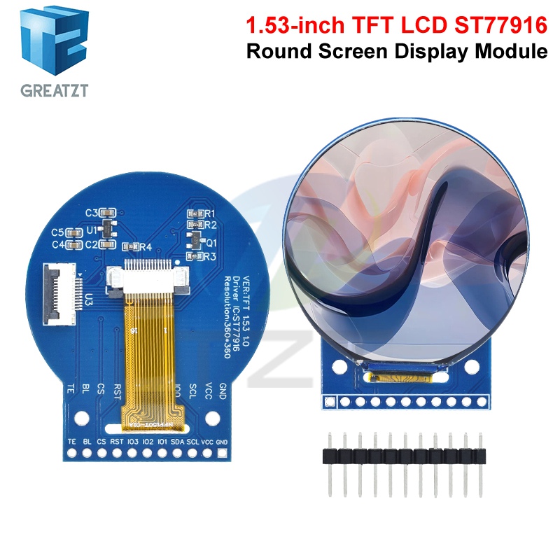 GREATZT 1/3PCS 1.53 Inch Round - Regulator Display Watch ulasan dan harga