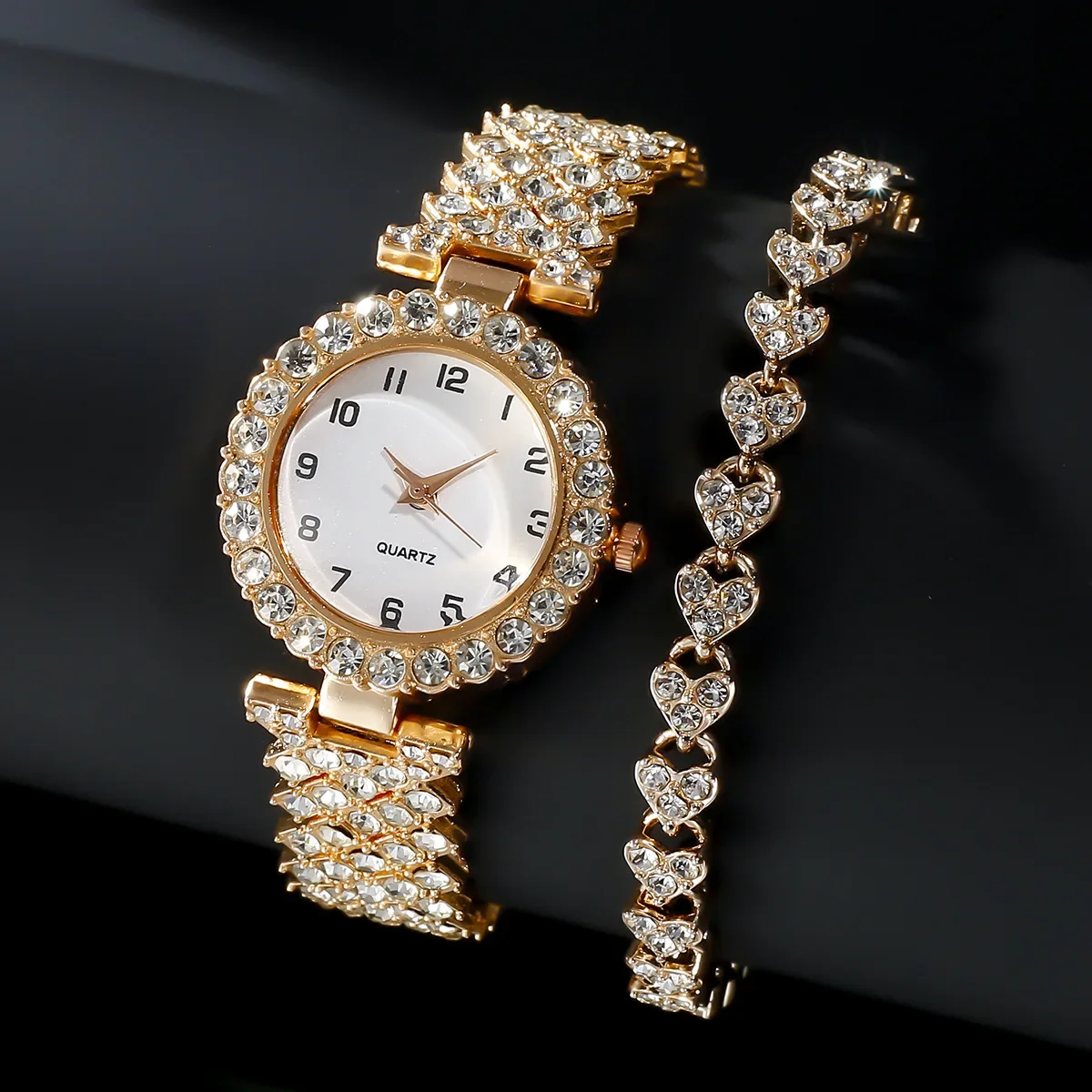 1pcs/2pcs Luxury Fashion Women - Ladies Luxury Watch ulasan dan harga
