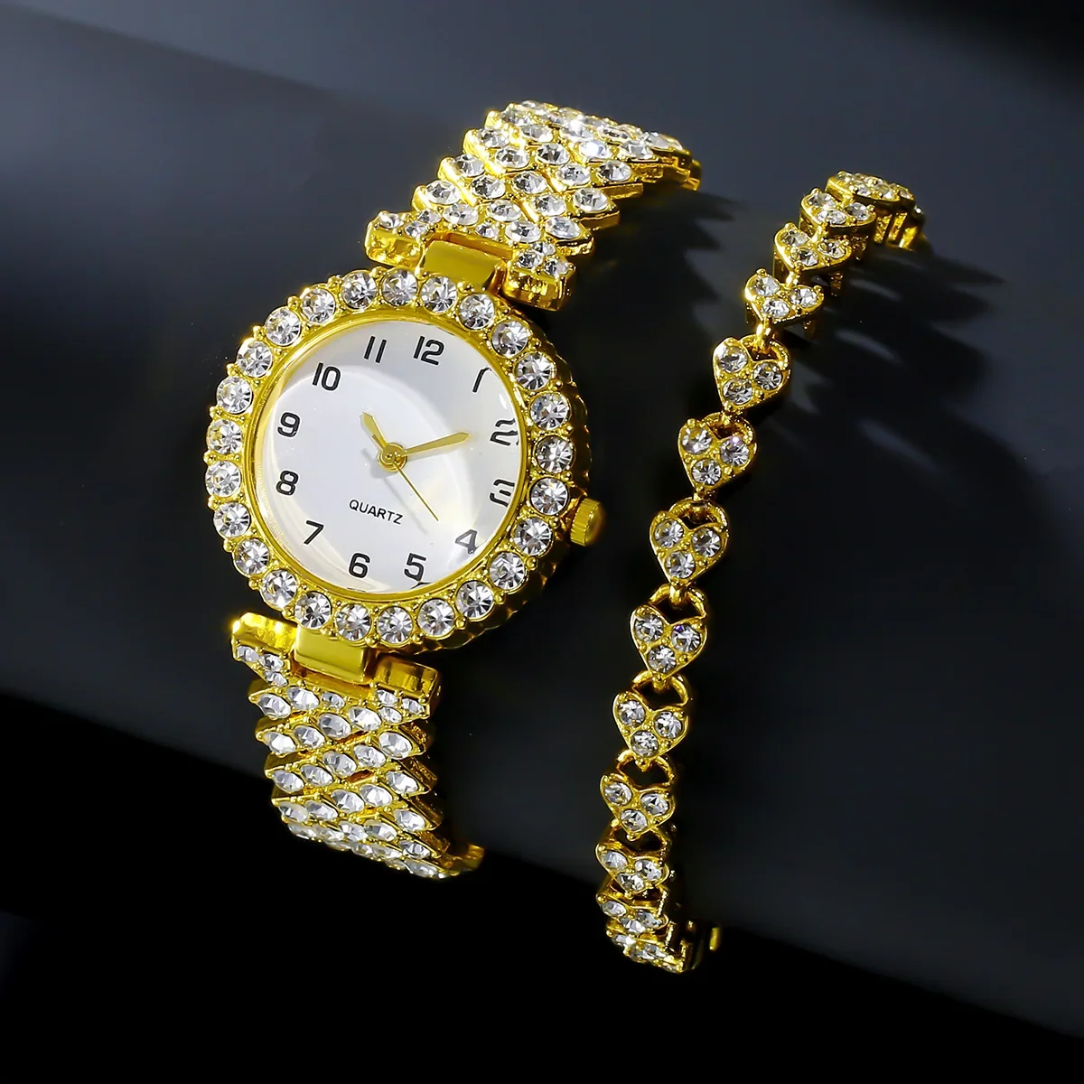 1pcs/2pcs Luxury Fashion Women - Ladies Luxury Watch ulasan dan harga