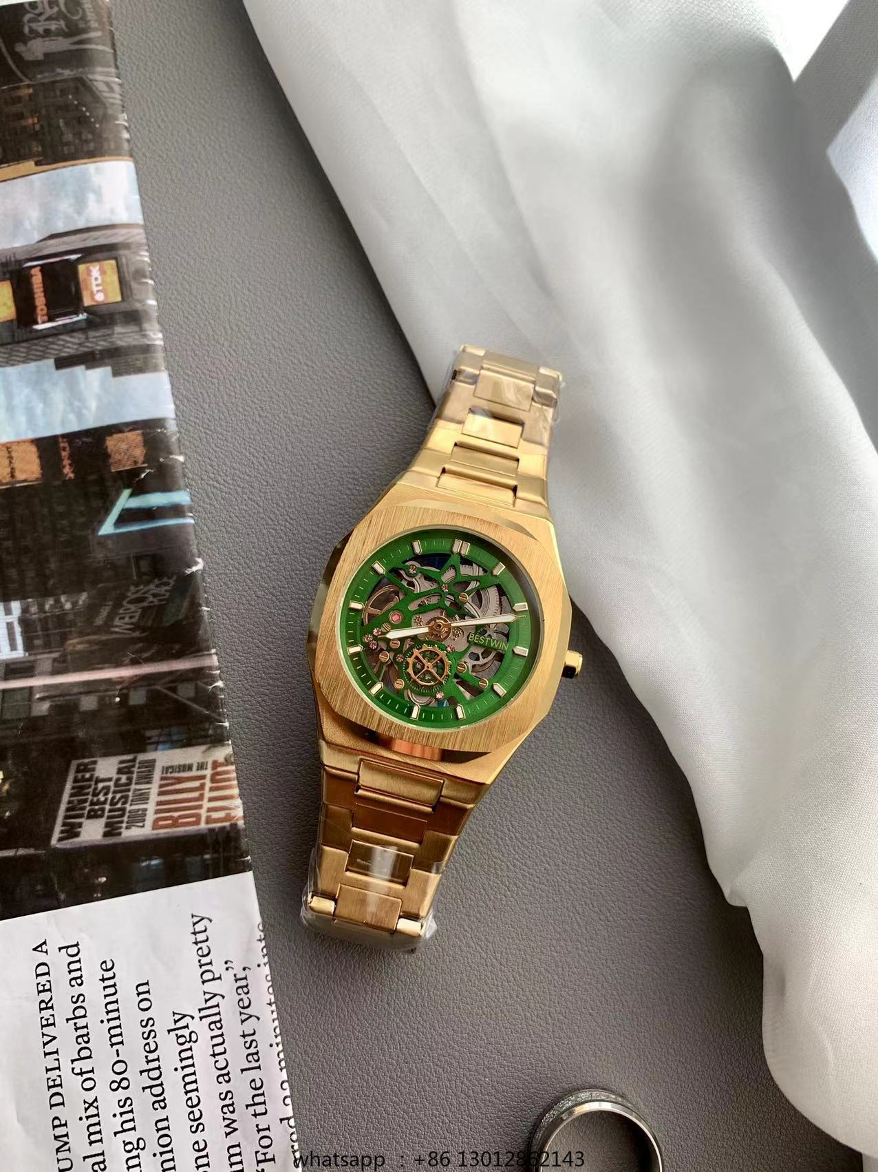 Steel strip waterproof persona - Luxury Watch Gold ulasan dan harga