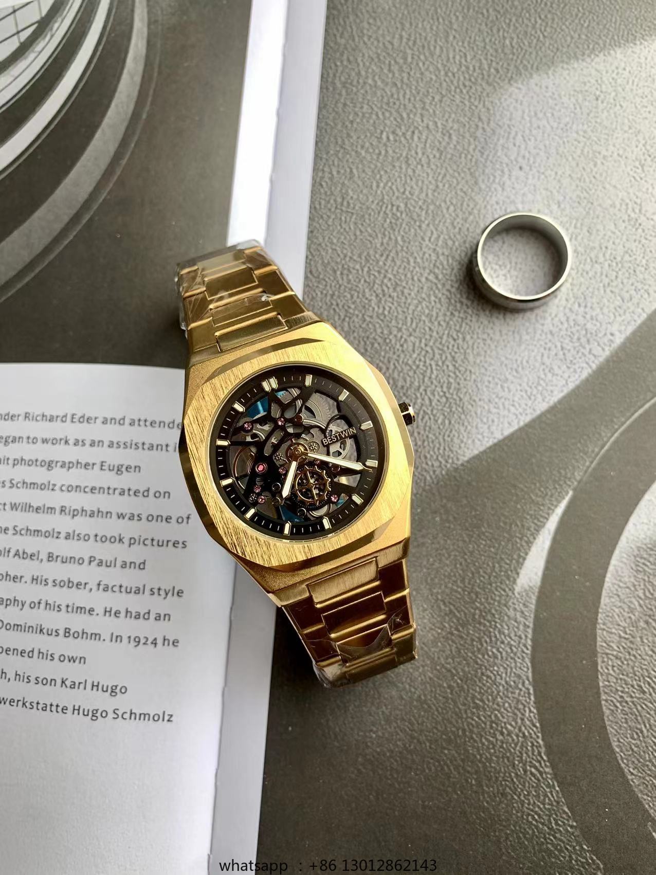 Steel strip waterproof persona - Luxury Watch Gold ulasan dan harga