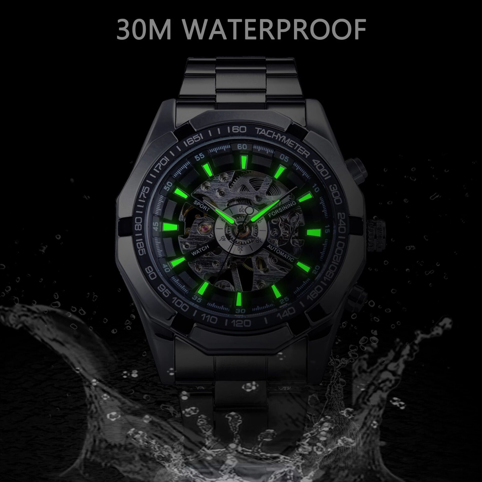 FORSINING Brand Automatic Self - Luxury Watch Nice ulasan dan harga