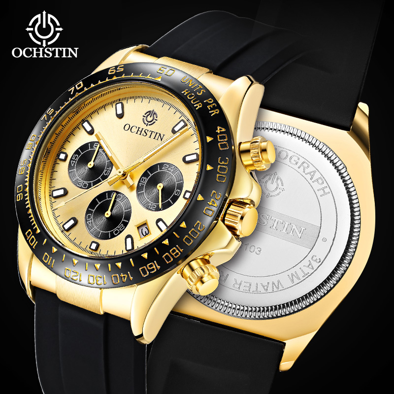 OCHSTIN Man Silicone Strap Wri - Luxury Watch Sale ulasan dan harga