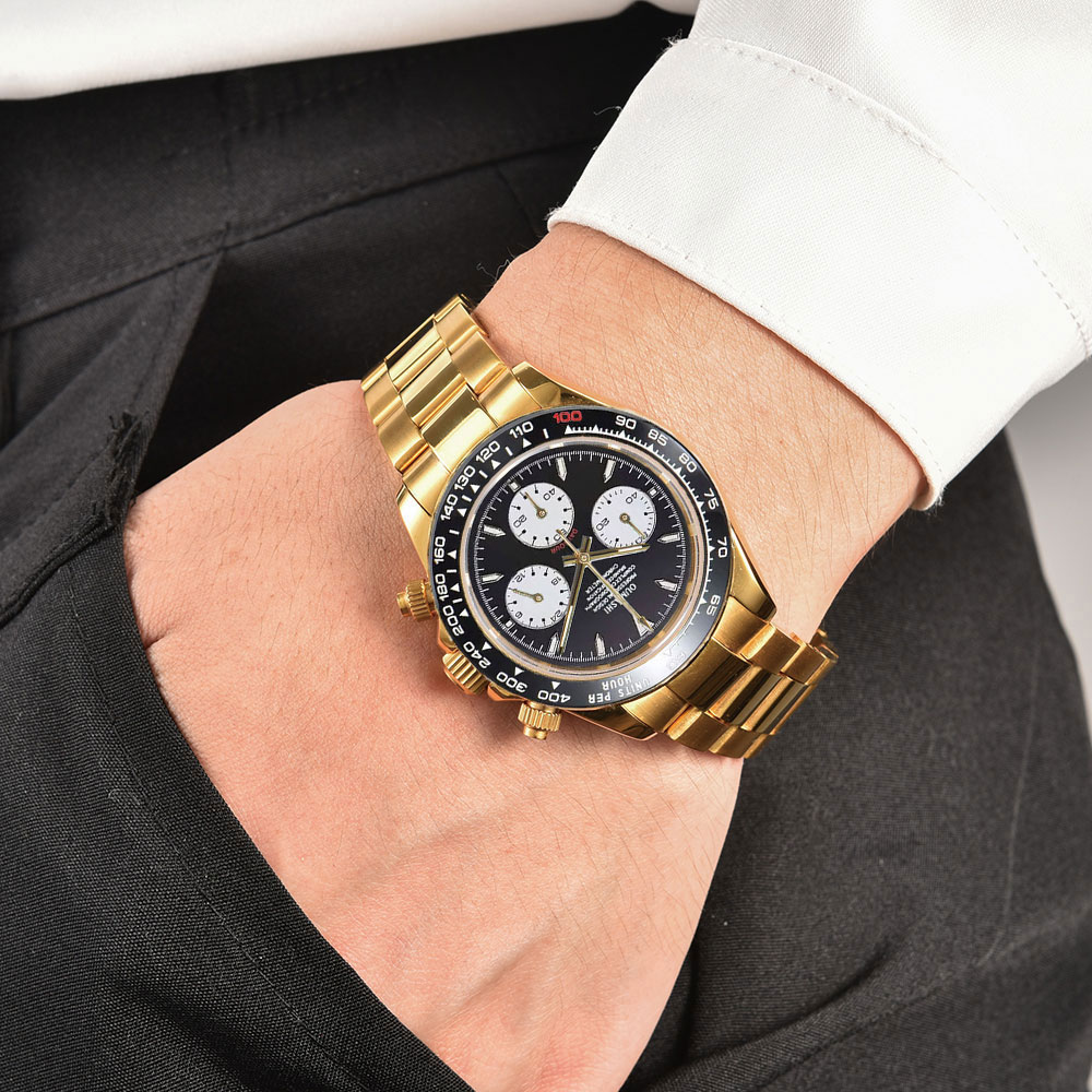 39mm gold custom men's watch V - Luxury Watch Gold ulasan dan harga