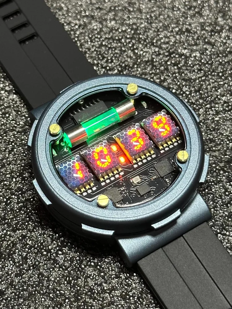 Retro Cyberpunk Nixie Tube Wat - Luxury Watch Nice ulasan dan harga