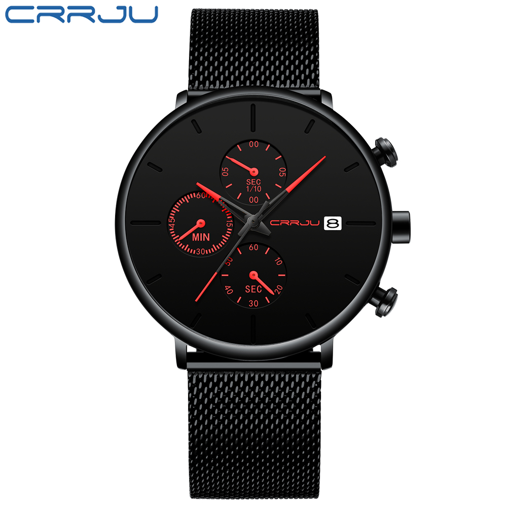 CRRJU Mens Watches Luxury Spor - Luxury Watch Life ulasan dan harga