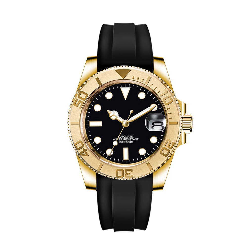 Custom logo 40mLuxury NH35/ Mi - Luxury Watch Gold ulasan dan harga