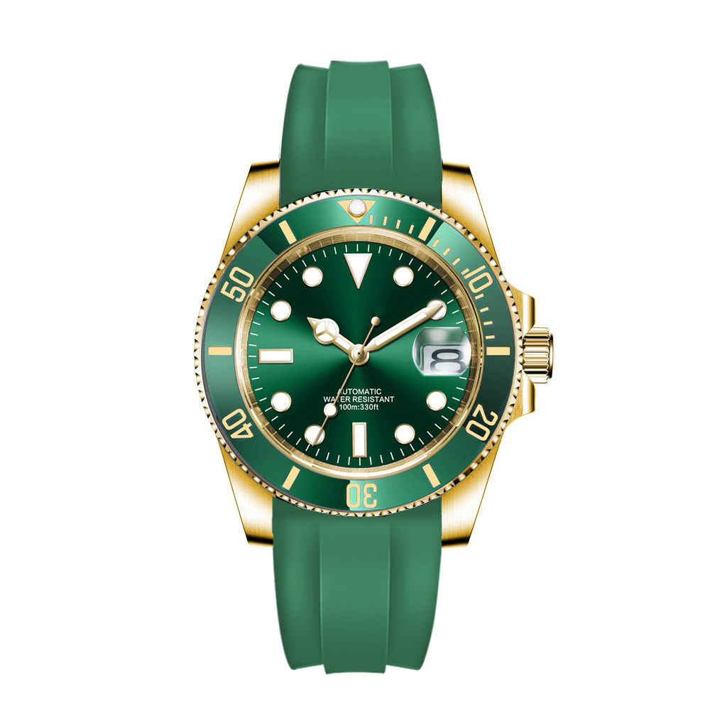 Custom logo 40mLuxury NH35/ Mi - Luxury Watch Gold ulasan dan harga
