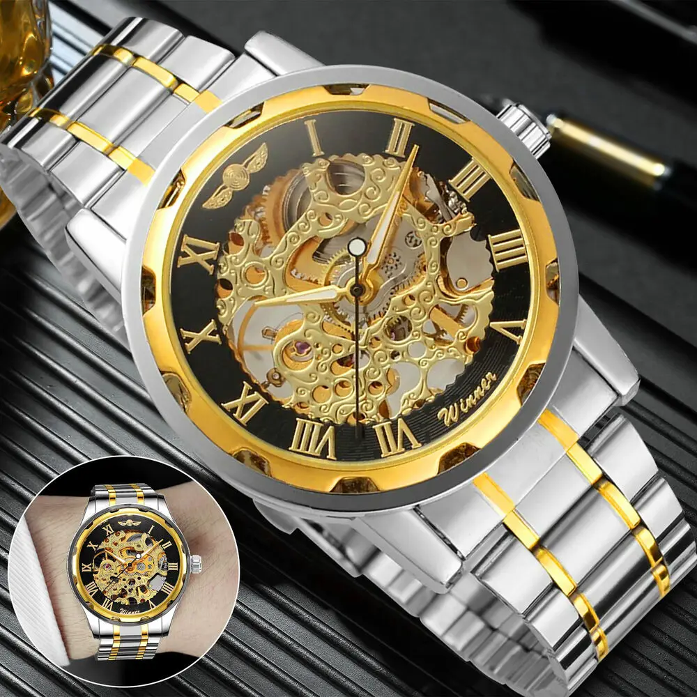 Men's Stainless Steel Strap Ro - Luxury Watch Nice ulasan dan harga