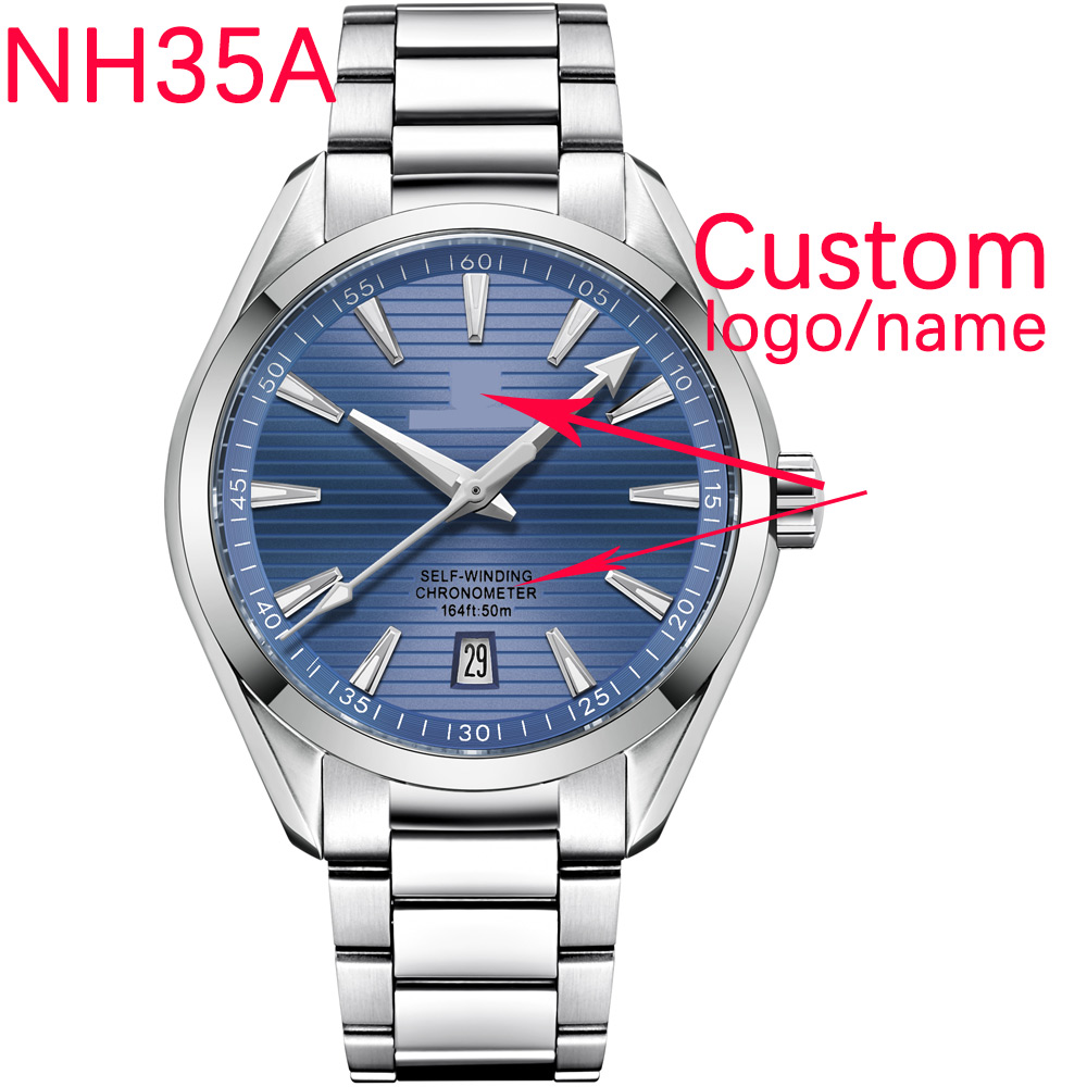 Luxury NH35 Movt Custom Logo 4 - Luxury Watch Life ulasan dan harga