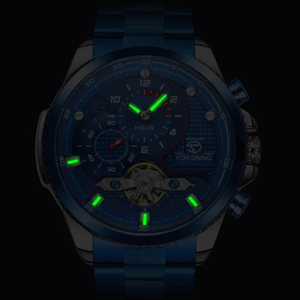 Luxury Brand Blue Male Mechani - Luxury Watch Nice ulasan dan harga