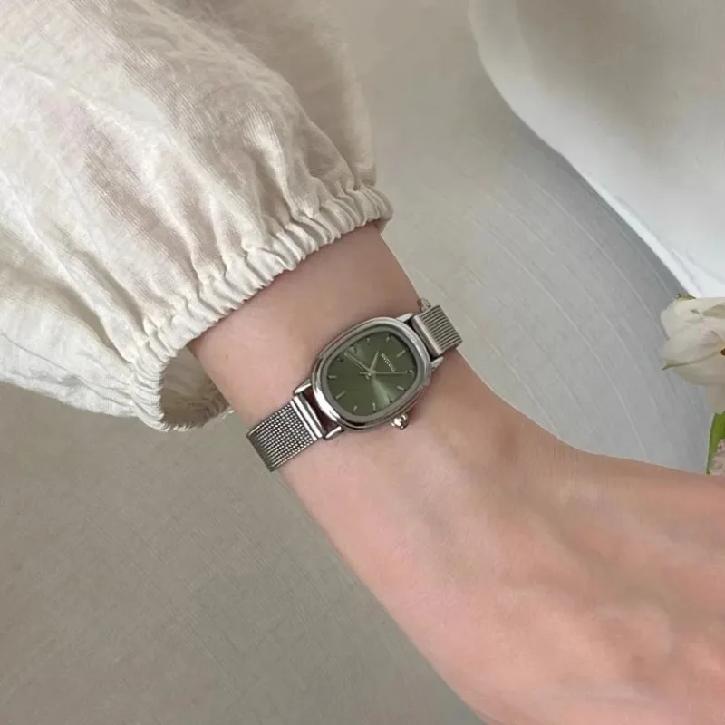 Small Oval Dial Green Watch Si - Ladies Luxury Watch ulasan dan harga