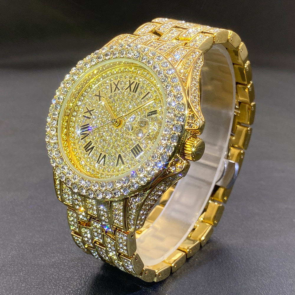 Big Gold Silver Black Wristwat - Luxury Watch Gold ulasan dan harga