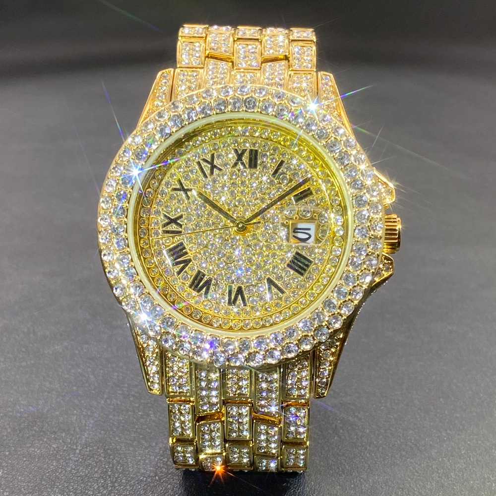 Big Gold Silver Black Wristwat - Luxury Watch Gold ulasan dan harga